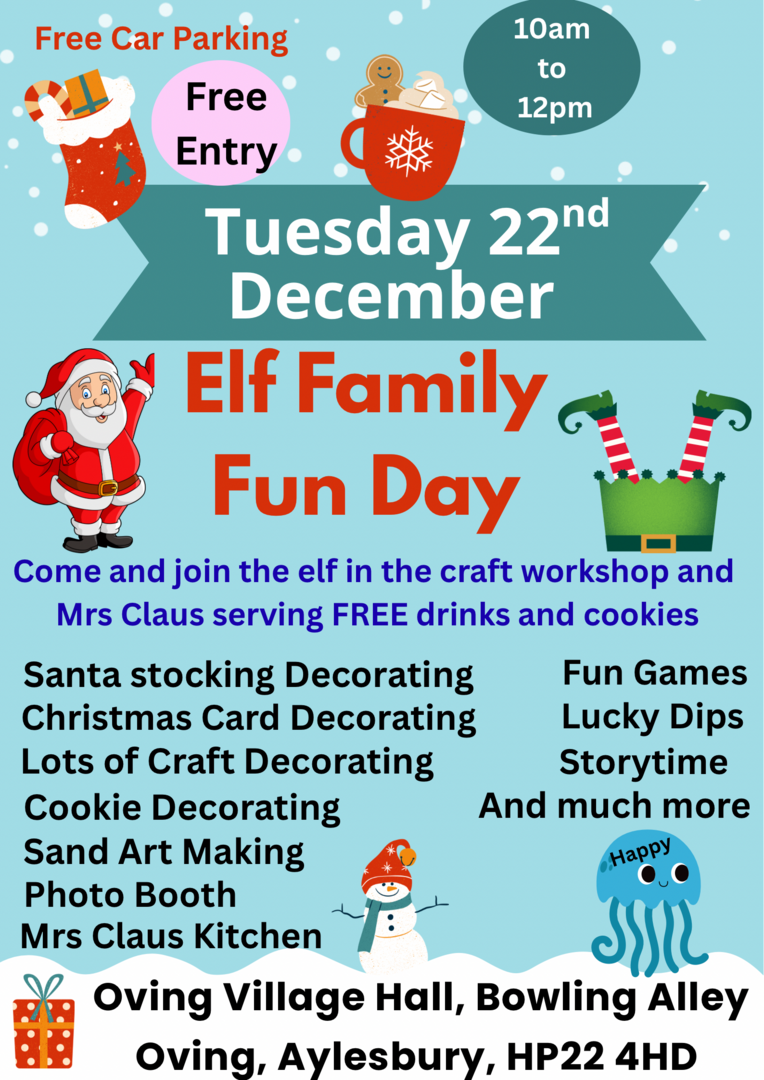 Elf Christmas Family Fun Day in Oving