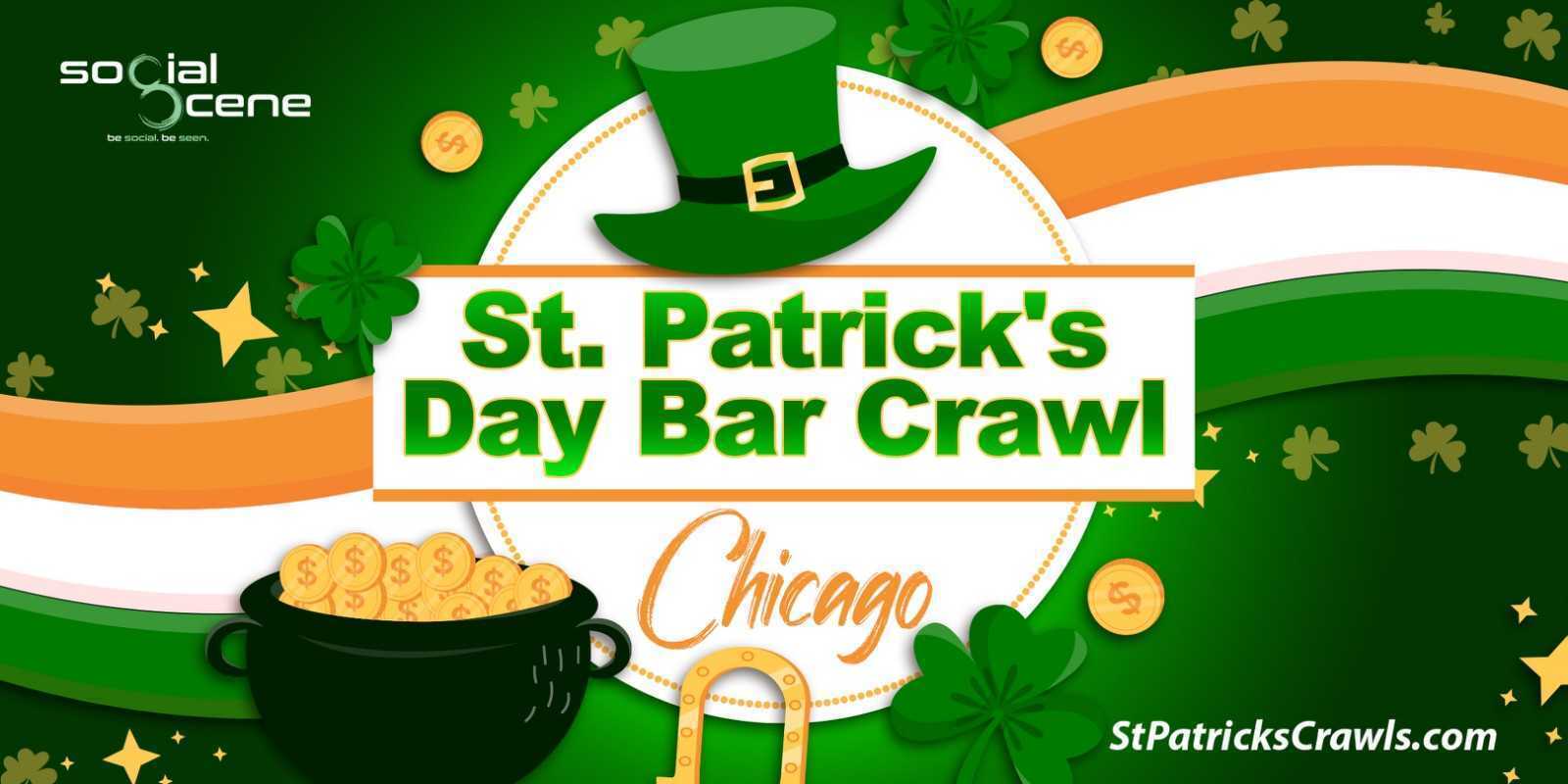 2026 Chicago St Patrick’s Day Bar Crawl Saturday All Access DJ