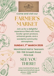 Farmers Market & Artisan Craft Sunday 1st March 2026