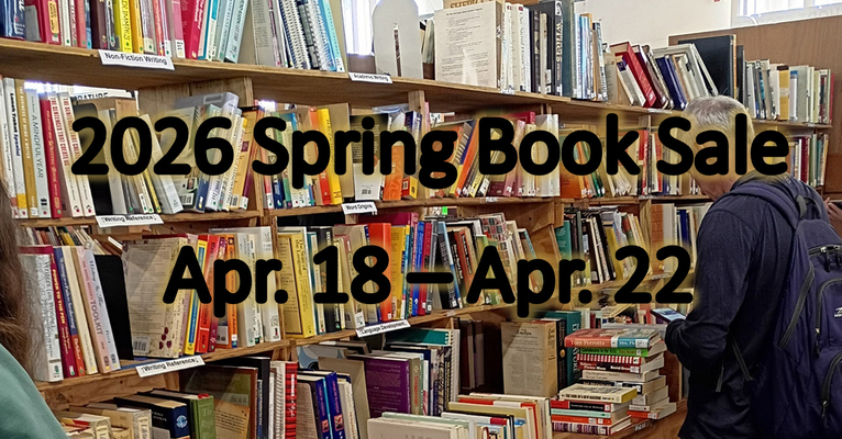 Event image for Friends of the Library Spring Book Sale 2026