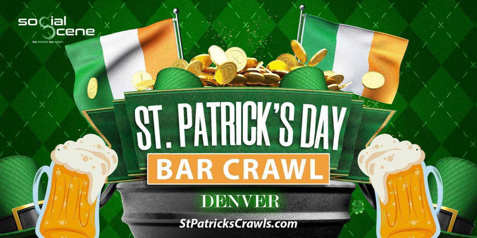 2026 Denver St Patrick’s Day Bar Crawl Saturday All Access RXP