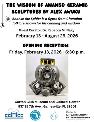 Event image for The Wisdom of Ananse: Ceramic Sculptures by Alex Awuku