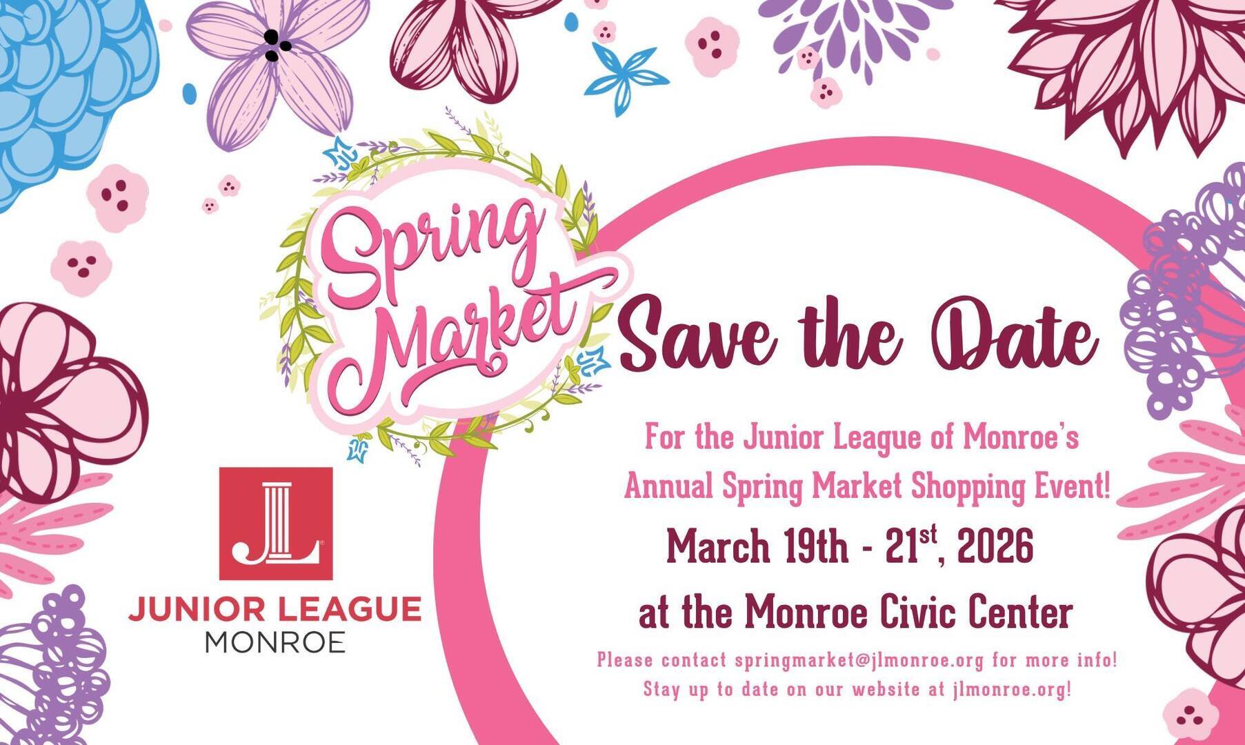 Junior League of Monroe's 28th Annual Spring Market Shopping Event
