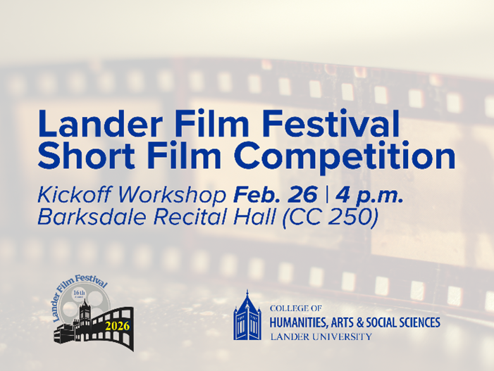 16th Annual Lander Film Festival to Begin with Short Film Competition