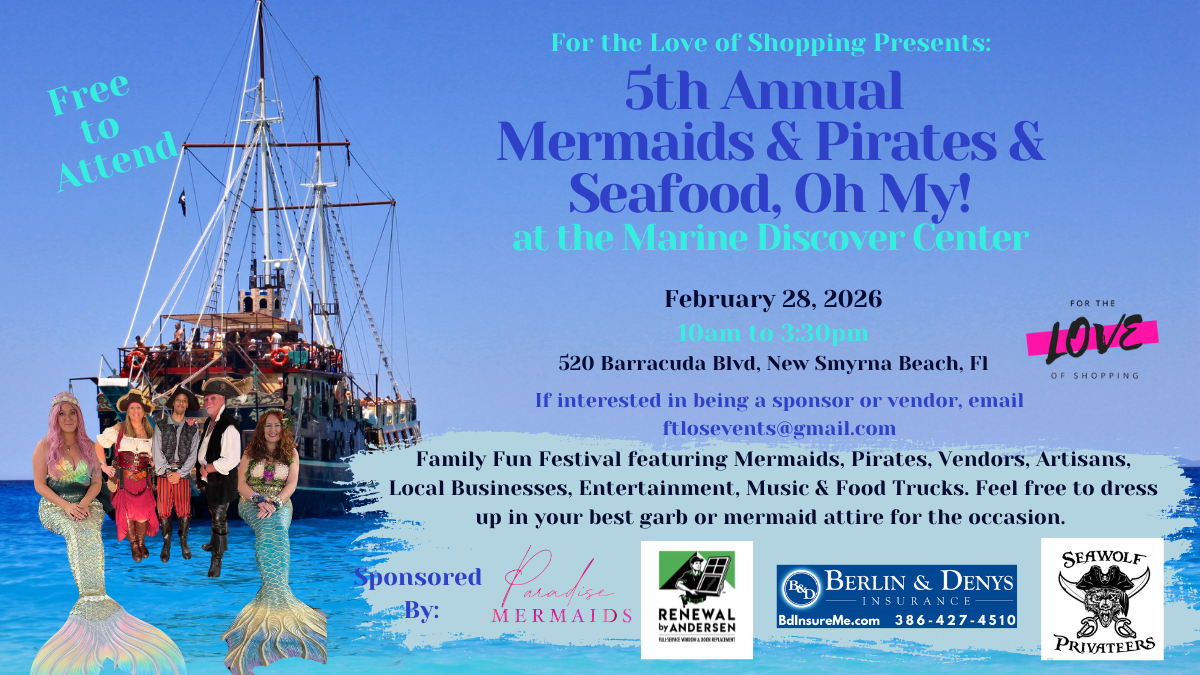 Mermaids & Pirates & Seafood, Oh my!