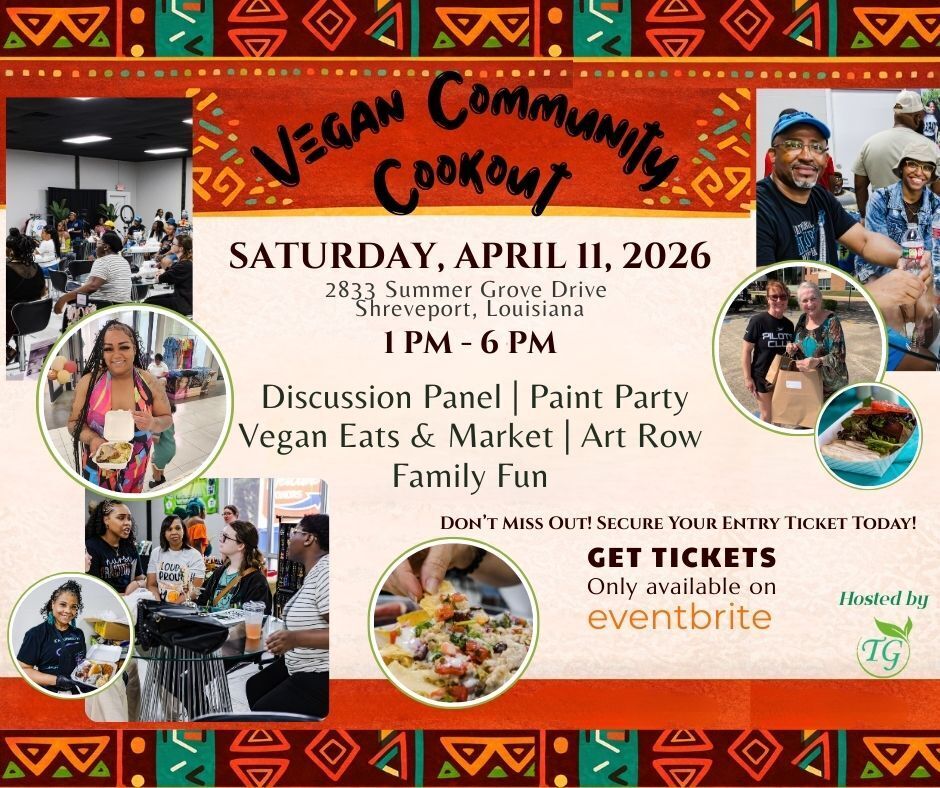 Vegan Community Cookout Shreveport