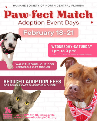 Event image for HSNCF Paw-fect Match Adoption Event Days