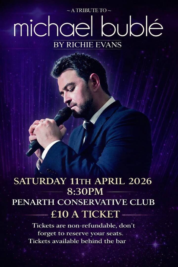 Michael Buble with Richie Evans