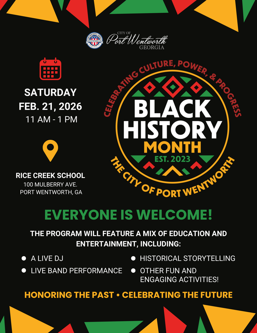 City of Port Wentworth 4th annual Black History Month Event
