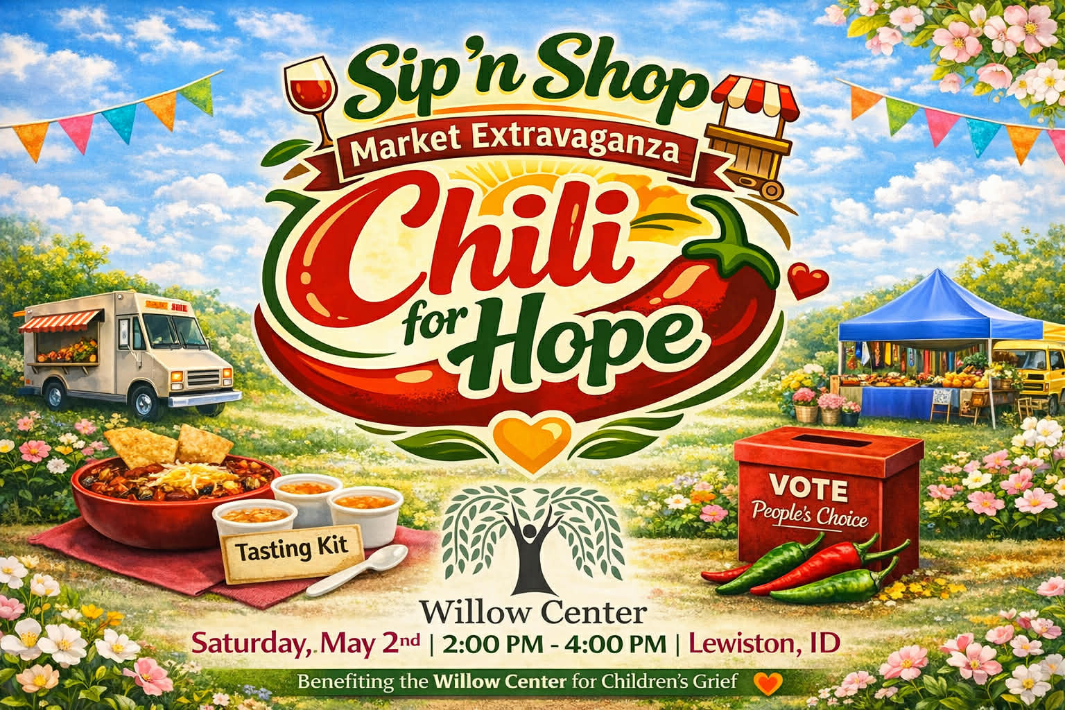 Chili For Hope at the Sip 'n Shop Market Extravaganza