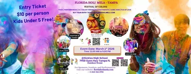 Florida Holi Mela - Tampa
