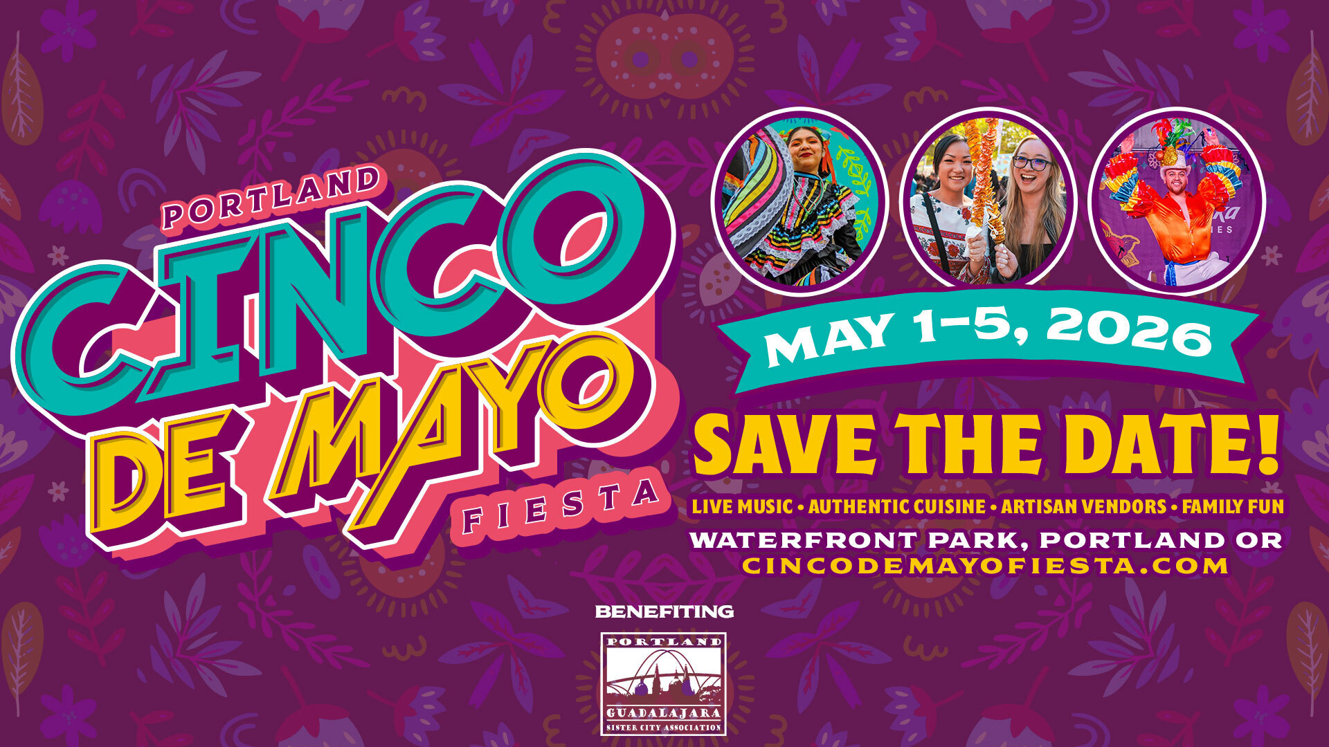 39th Annual Portland Cinco de Mayo Fiesta at Tom McCall Waterfront Park | Portland, OR May 1-5, 2026 - 39th Annual Portland Cinco de Mayo Fiesta at Tom McCall Waterfront Park | Portland, OR May 1-5, 2026