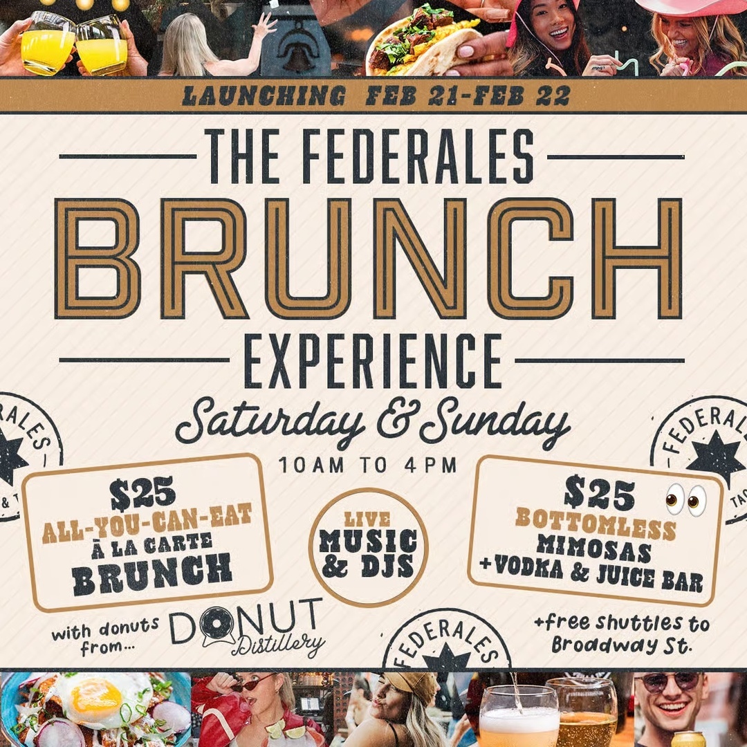 Federales Two Hour Brunch Experience at Federales Tacos & Tequila - Federales Two Hour Brunch Experience at Federales Tacos & Tequila