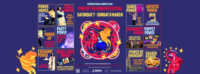 Time Of The Month Festival weekend - Live At St Giles - Part of International Women's Day 2026