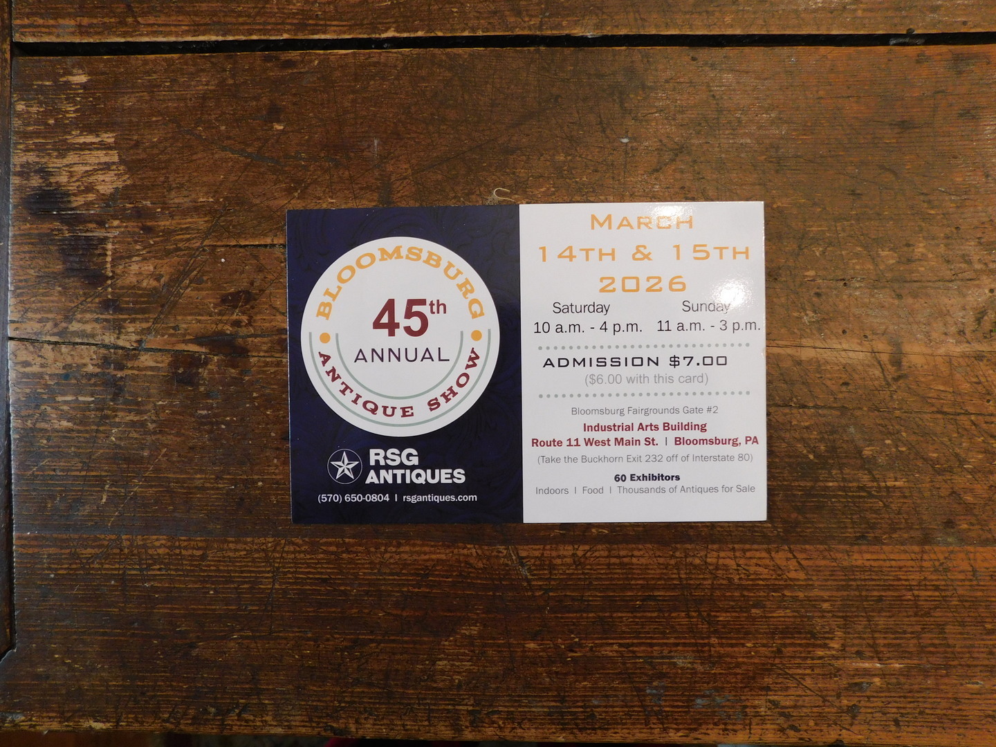 Bloomsburg Antiques Show