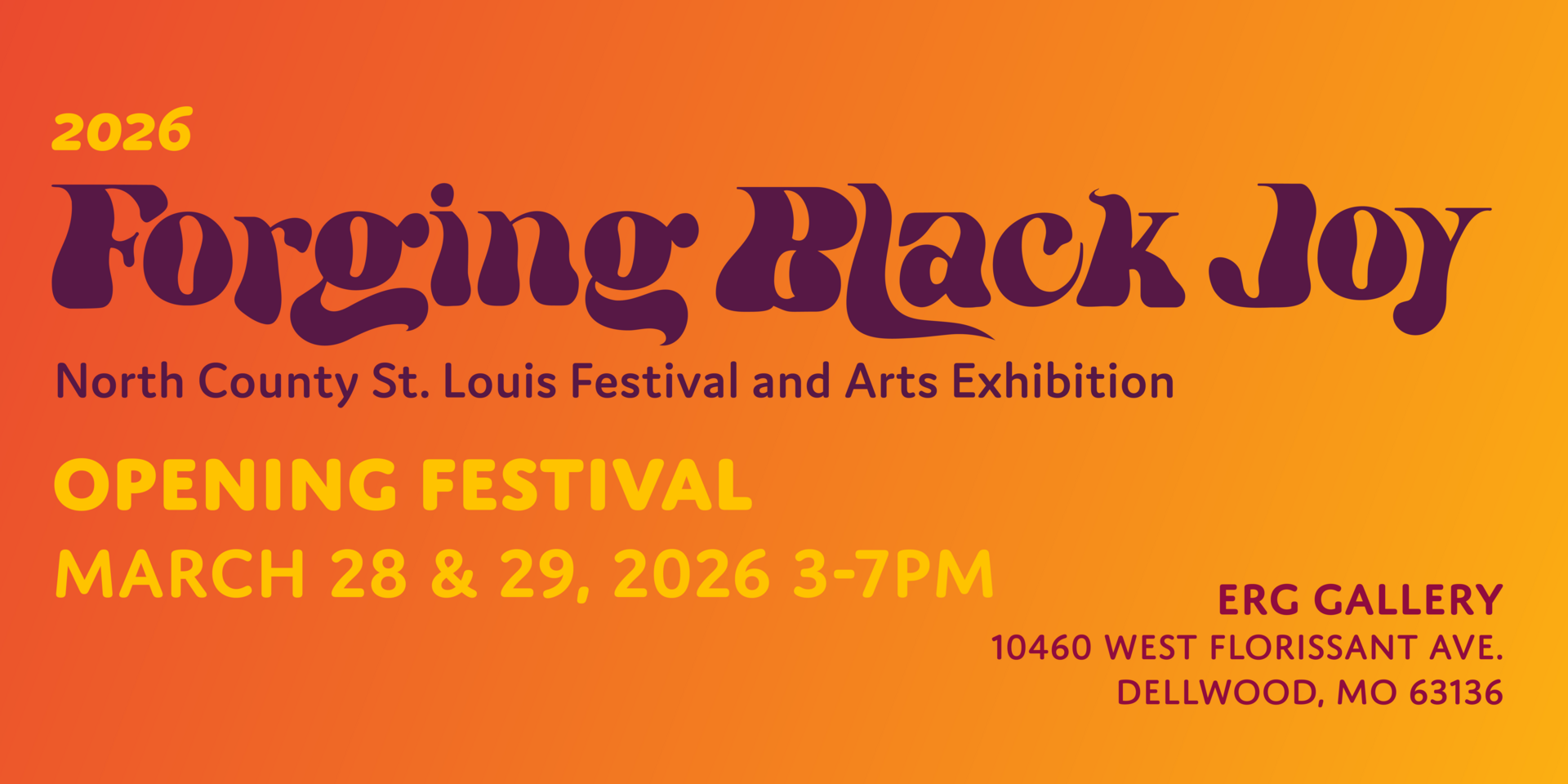 Forging Black Joy Opening Festival