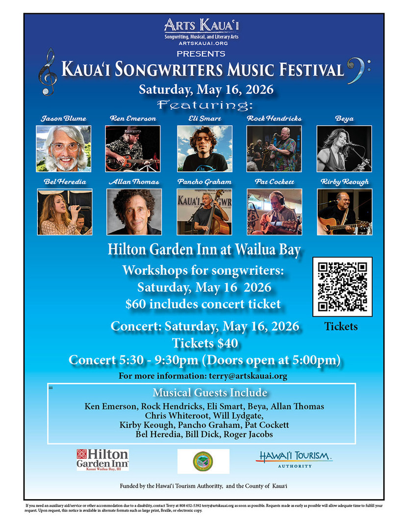 Kaua?i Songwriters Music Festival 2026