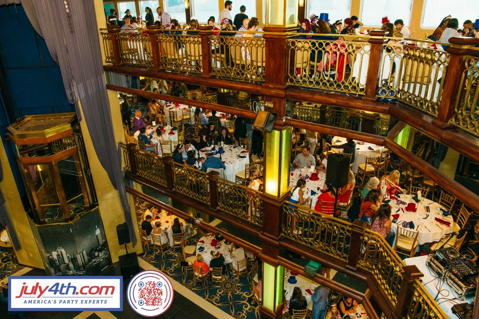 July 4th NYC Fireworks Party Cruise aboard the Cornucopia Majesty - July 4th NYC Fireworks Party Cruise aboard the Cornucopia Majesty