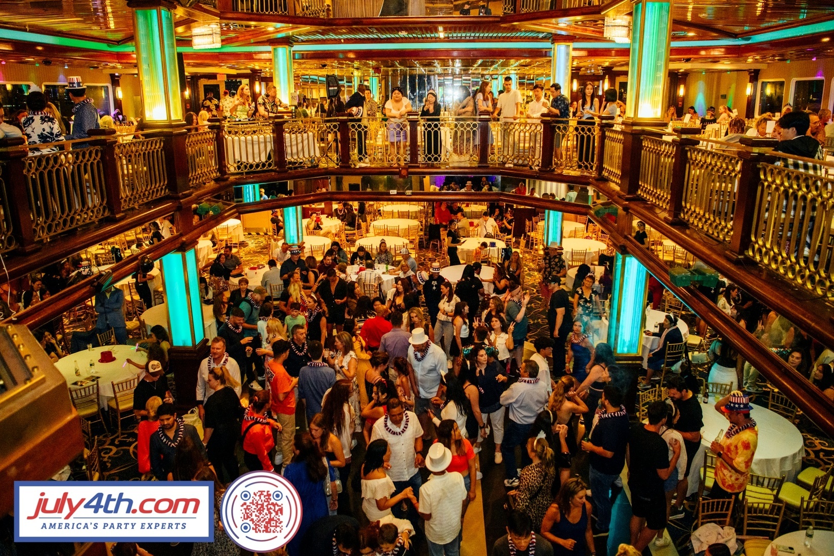 July 4th NYC Fireworks Party Cruise aboard the Cornucopia Majesty - July 4th NYC Fireworks Party Cruise aboard the Cornucopia Majesty