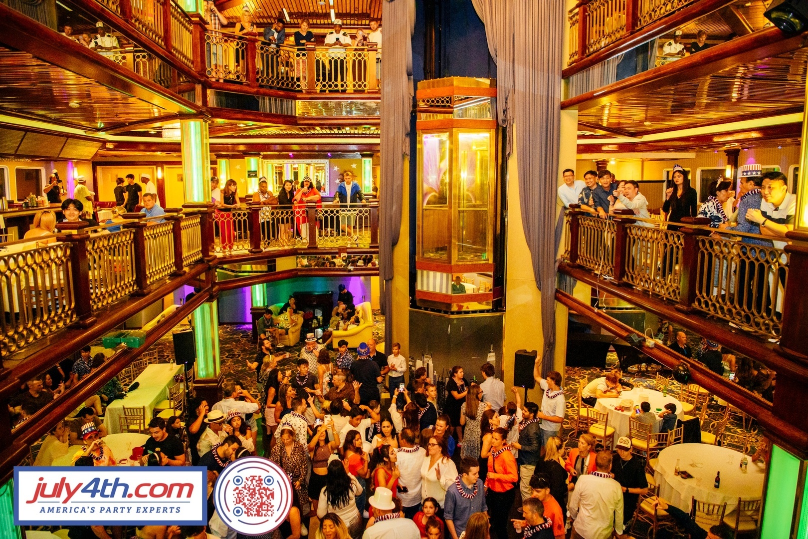 July 4th NYC Fireworks Party Cruise aboard the Cornucopia Majesty - July 4th NYC Fireworks Party Cruise aboard the Cornucopia Majesty