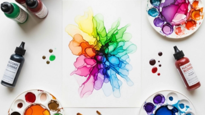 Flow with Intuitive Acrylic Painting Event