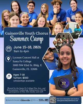 Event image for Gainesville Youth Chorus Summer Camp
