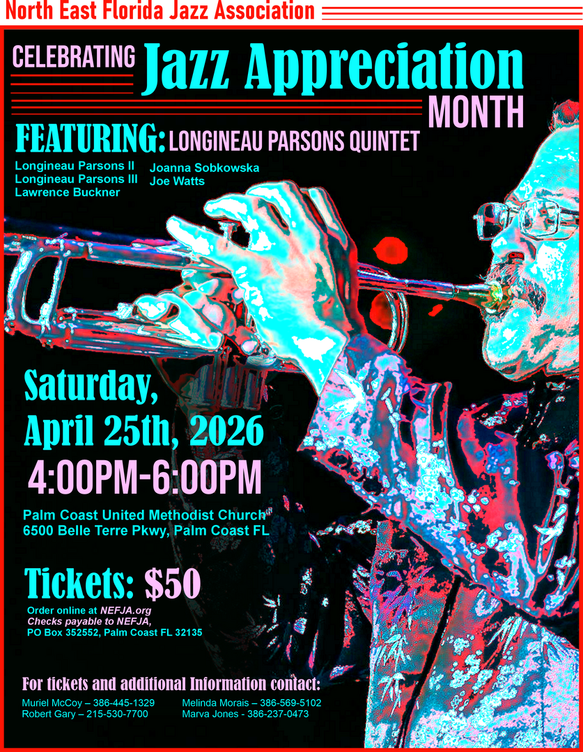 North East Florida Jazz Association celebrates Jazz Appreciation Month