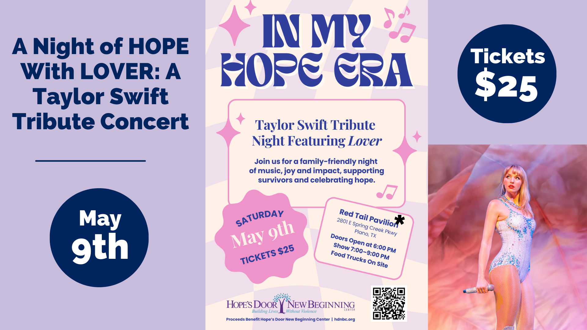A Night of HOPE w/ Lover: a Taylor Swift tribute benefitting Hope's Door New Beginning Center