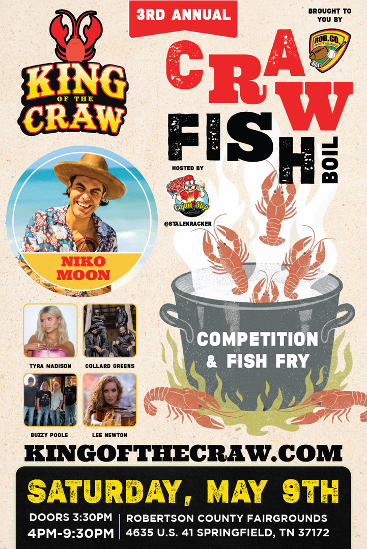3rd Annual King of the Craw featuring Niko Moon and StaleKracker