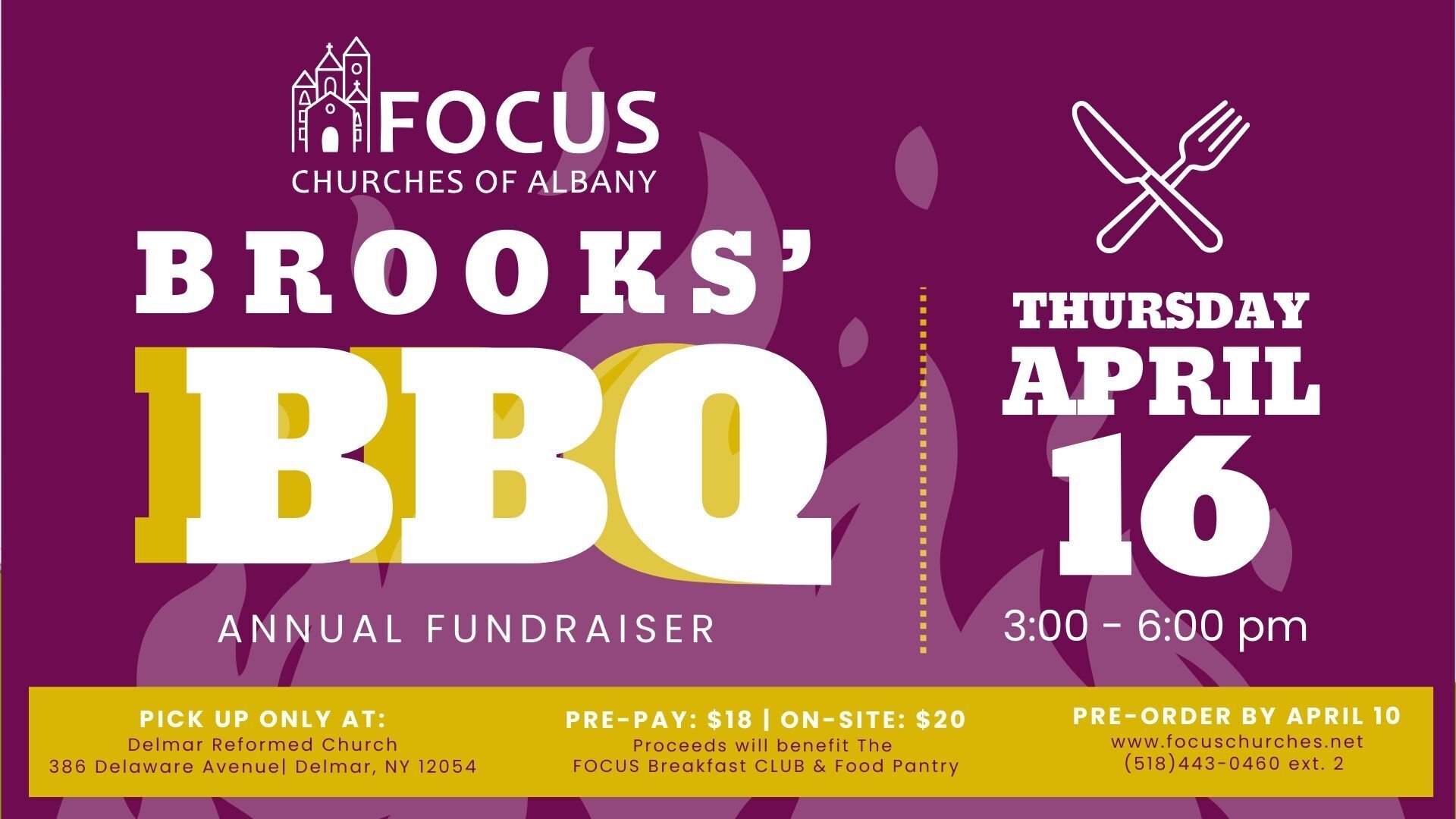 Brooks’ BBQ Chicken Fundraiser