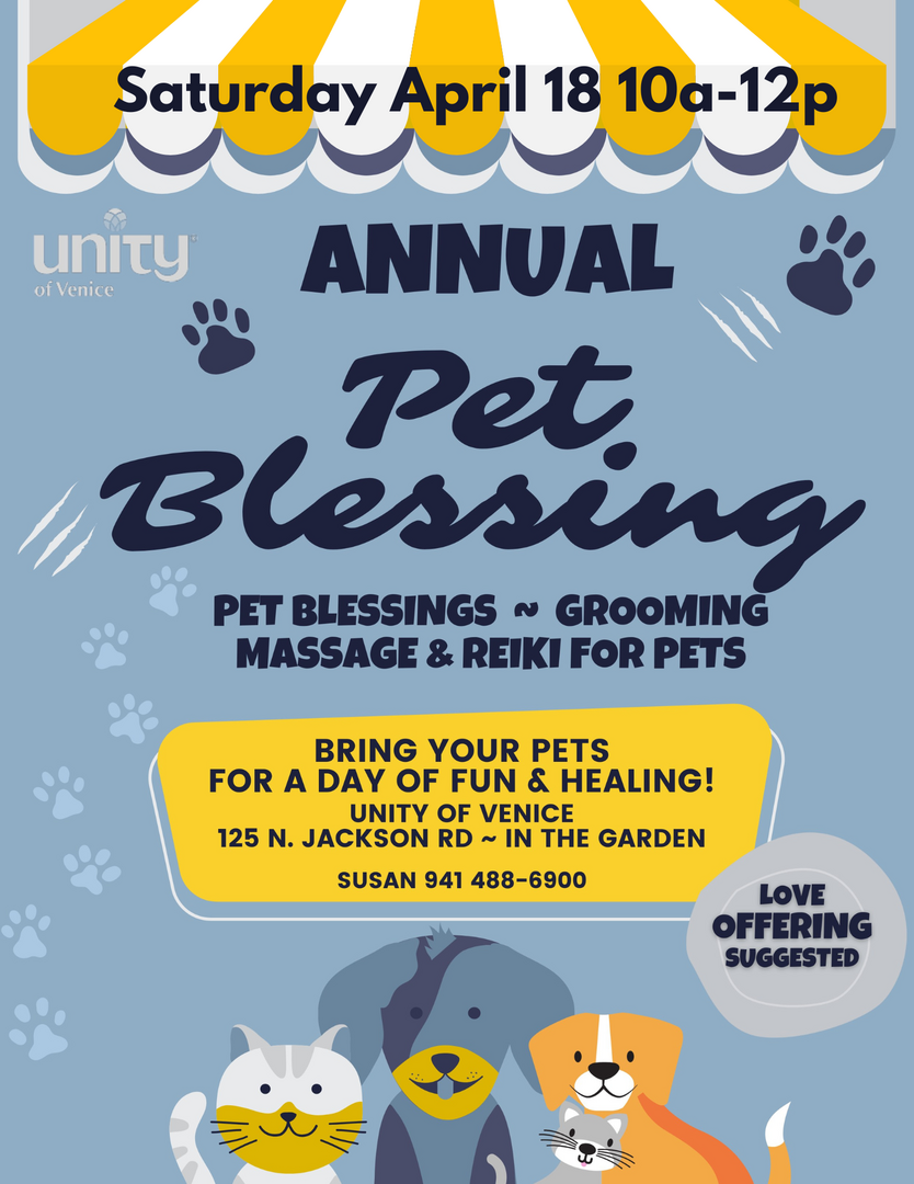 UNITY OF VENICE PET BLESSING