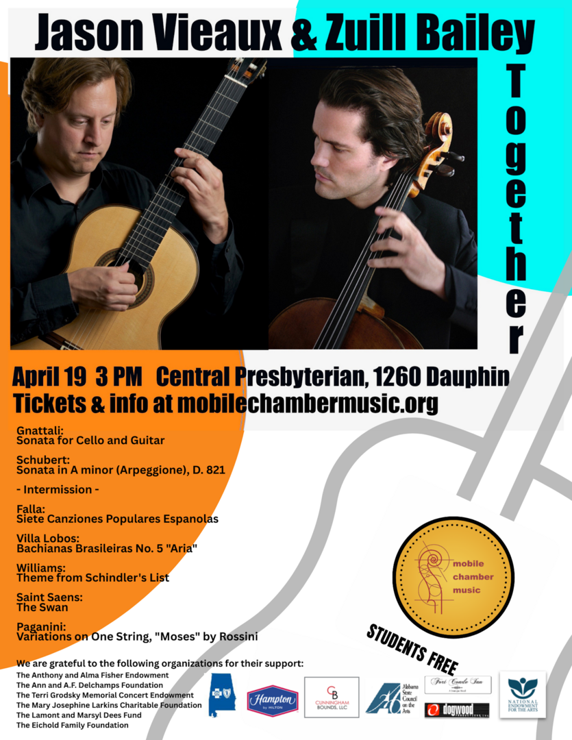 Jason Vieaux, guitar & Zuill Bailey, cello - TOGETHER - Jason Vieaux, guitar & Zuill Bailey, cello - TOGETHER