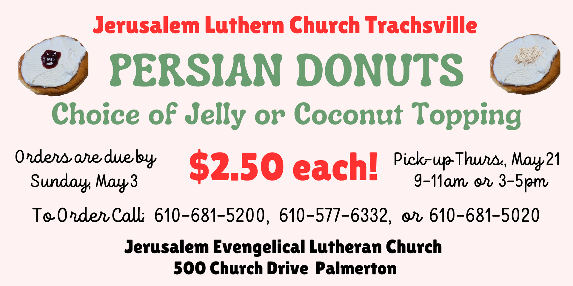 Persian Donut Sale
