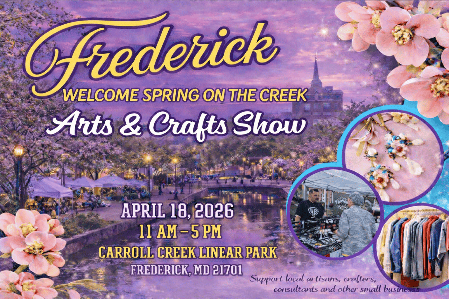 Welcome Spring on the Creek Art & Crafts Show ~ Frederick, MD