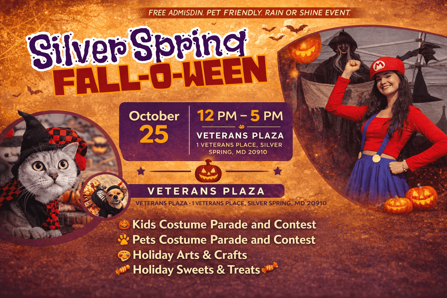 Silver Spring Fall-O-Ween @ Veterans Plaza