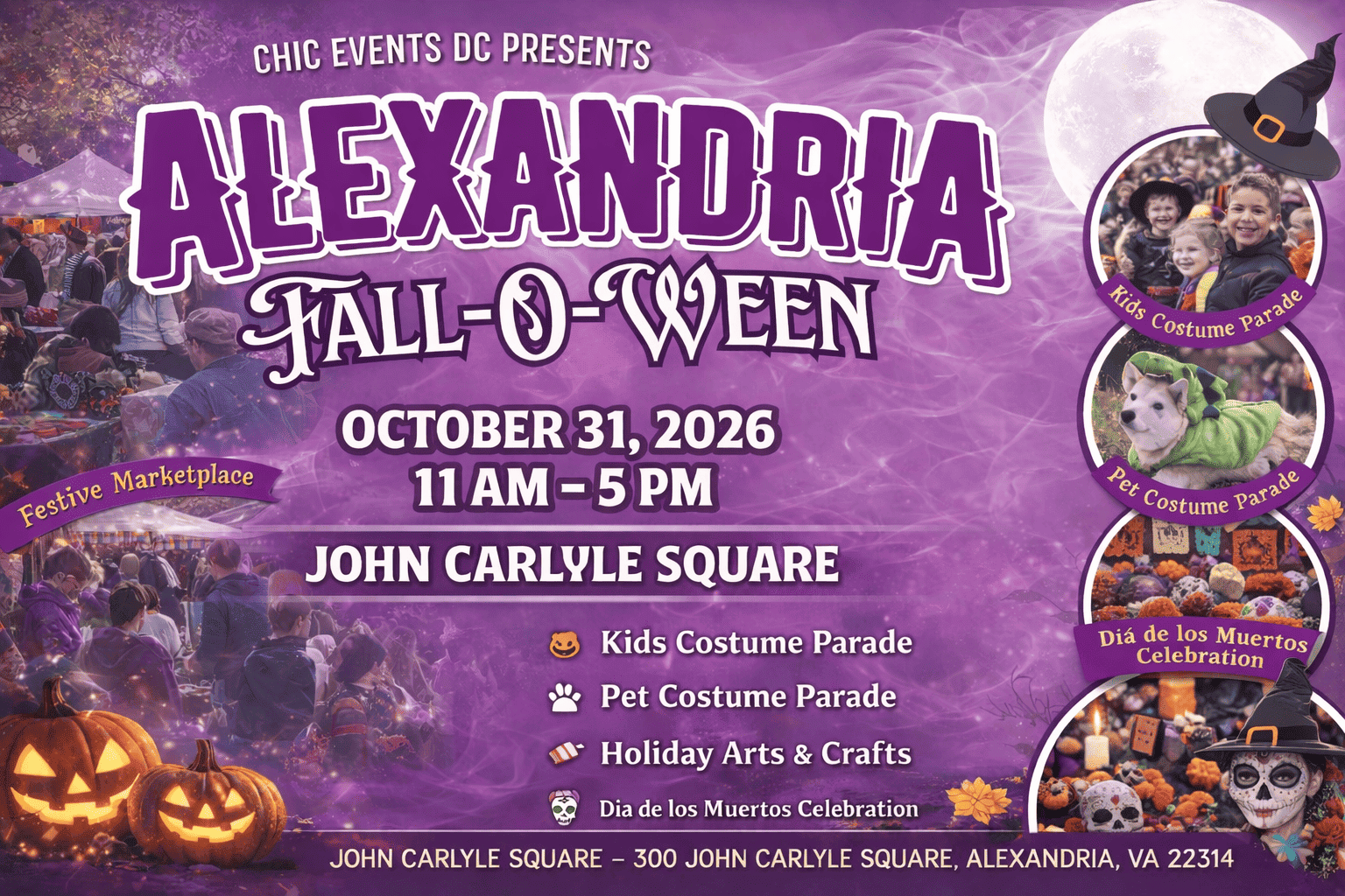 Alexandria Fall-O-Ween @ John Carlyle Square