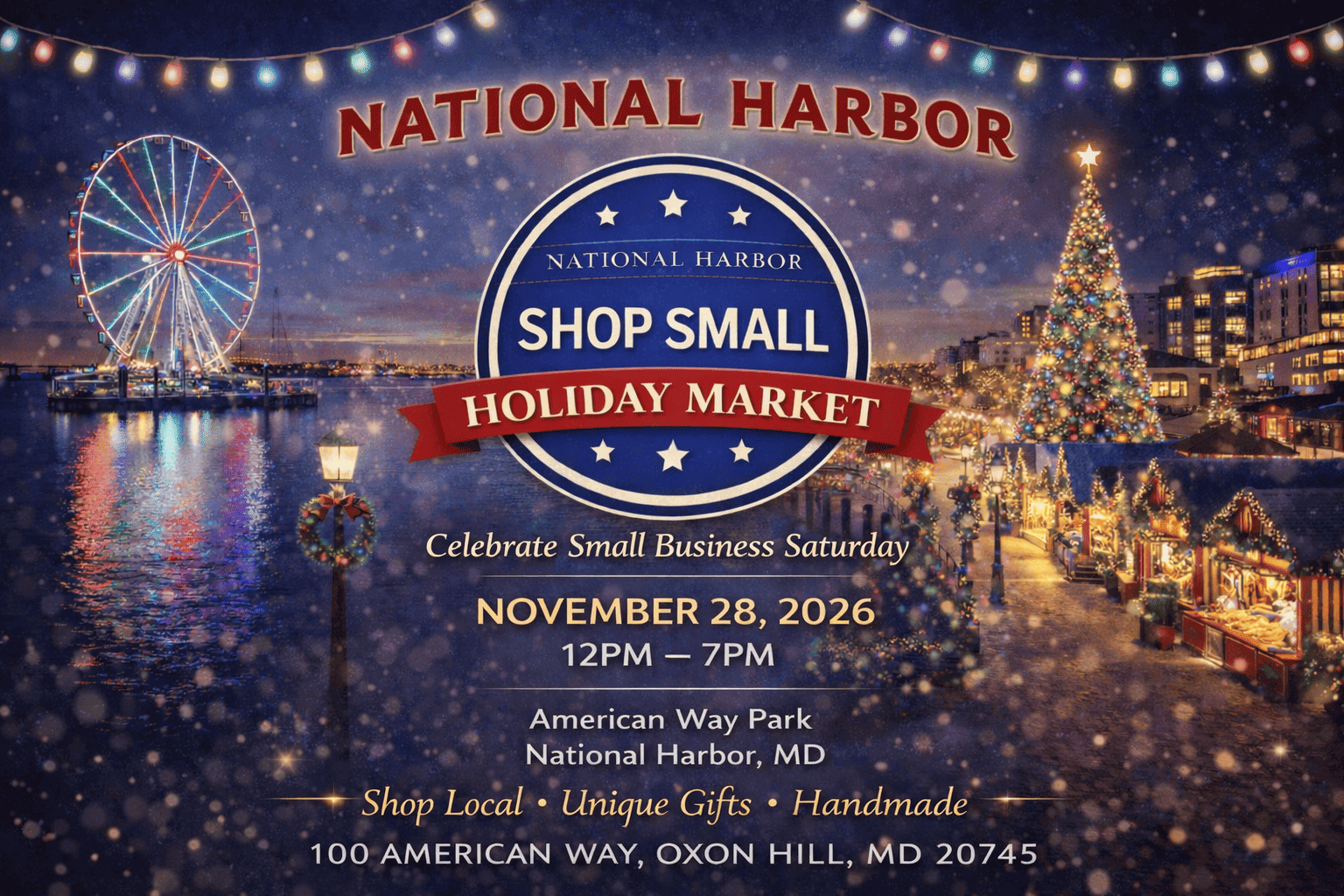 National Harbor Shop Small Holiday Market