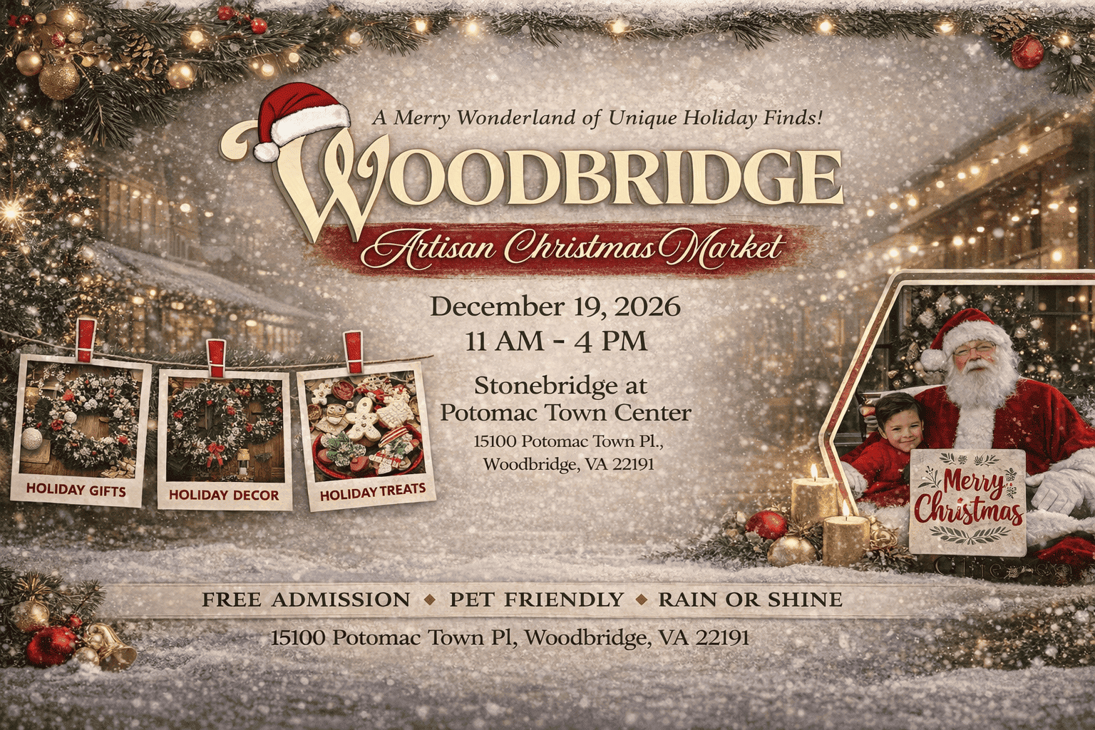 Woodbridge/ Stonebridge Artisan Christmas Market