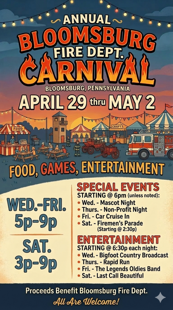 Bloomsburg Fire Department Carnival