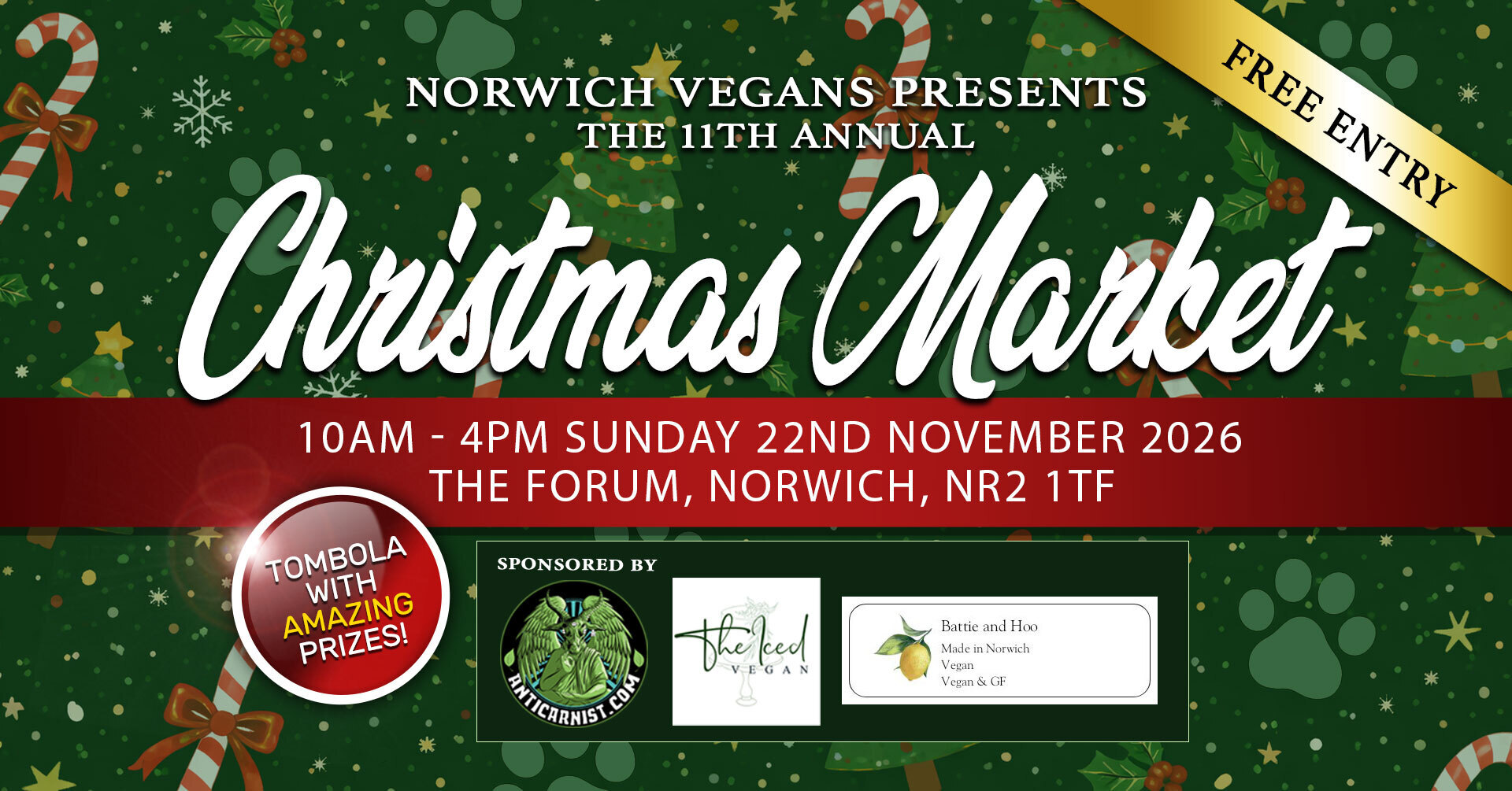 Norwich Vegans Christmas Market 2026