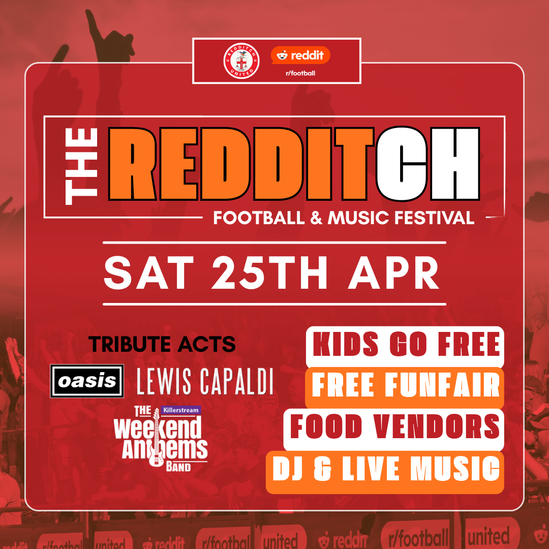 The Redditch Football & FREE Music Festival
