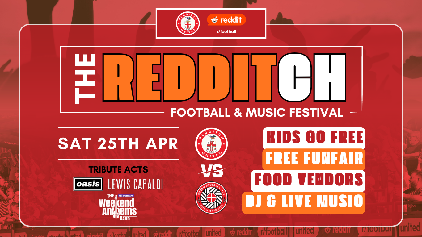 The Redditch Football & FREE Music Festival - The Redditch Football & FREE Music Festival