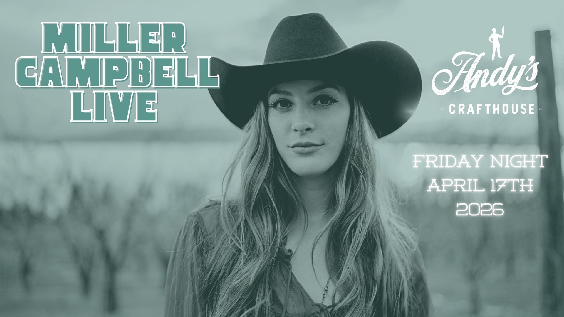 Miller Campbell Takes the Stage - Andy’s Crafthouse Live