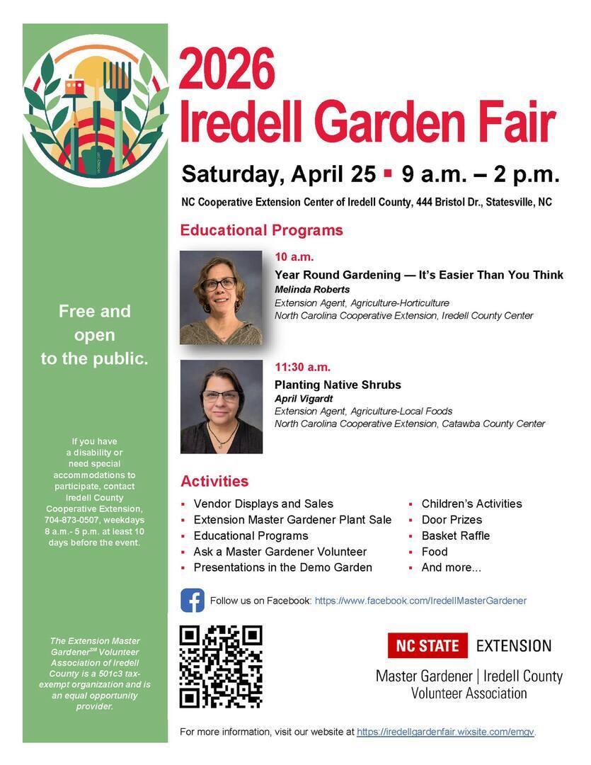 2026 Iredell Garden Fair