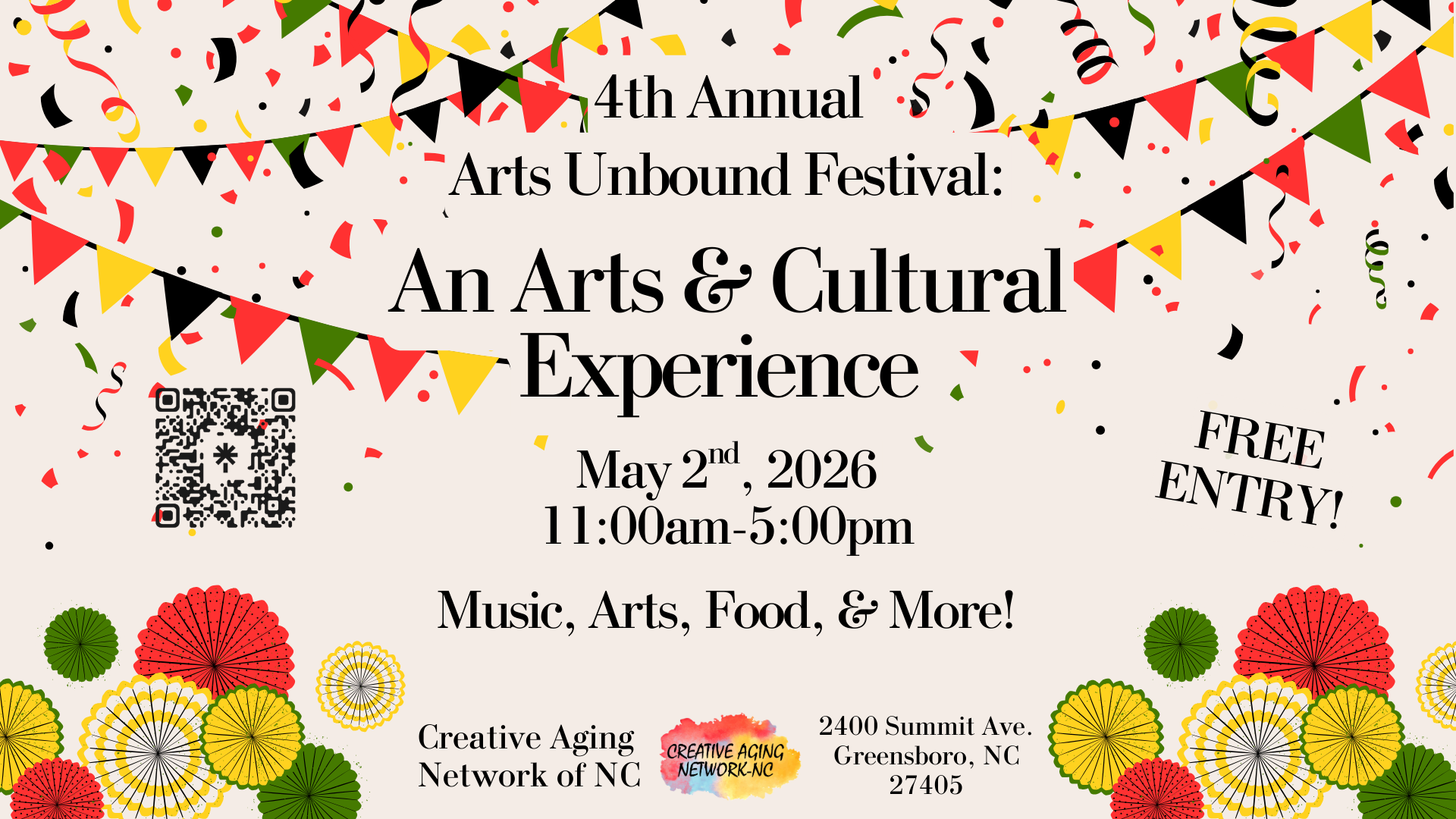 4th Annual Arts Unbound Festival: An Arts & Cultural Experience