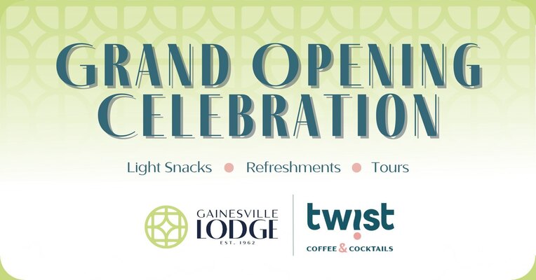 Event image for Gainesville Lodge & Twist Grand Opening