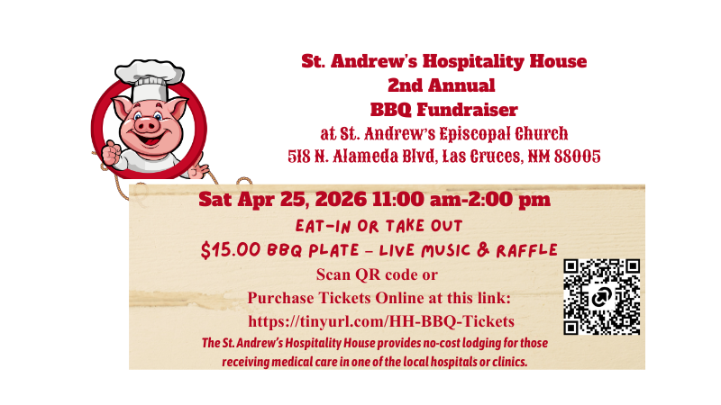 2nd Annual St. Andrew's Hospitality House BBQ Fundraiser