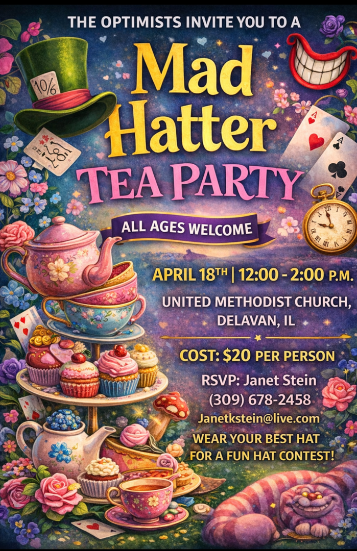 Mad Hatter Tea party luncheon