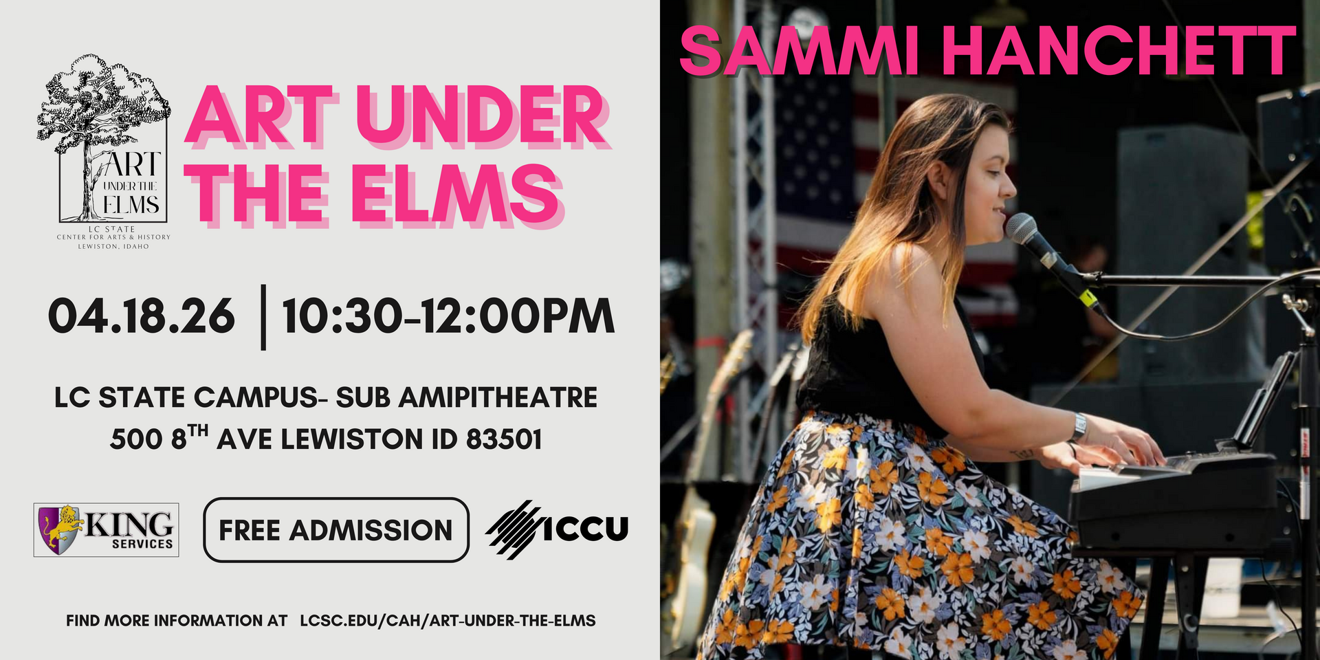 Live Music: Sammi Hanchett at Art Under the Elms