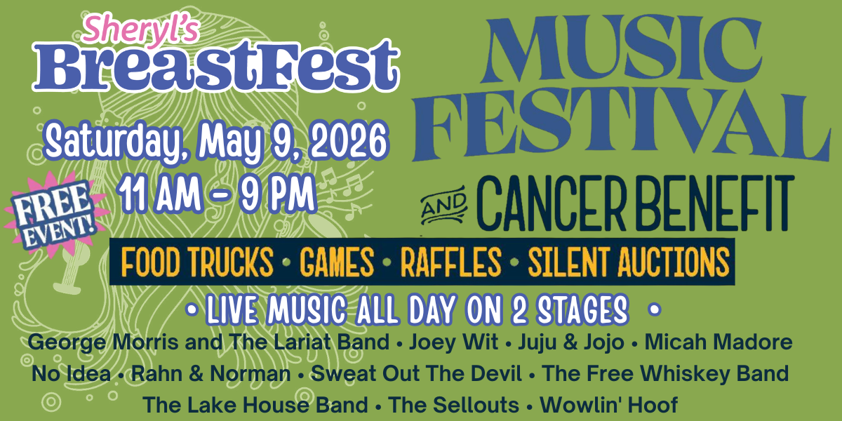 Sheryl’s BreastFest – 11th Annual Music Festival and Cancer Benefit